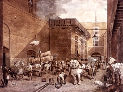 De Zandloper Brouwerij, Londen, 1821 door J Bromley