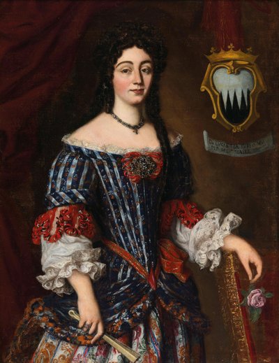 Lucrezia Ruffo, markiezin della Valle door Jacob Ferdinand Voet