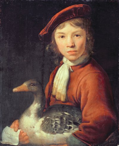 Jongen met een Gans door Jacob Gerritsz Cuyp