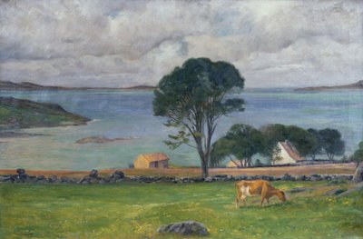 Koeien in landschap door Jacob Sømme