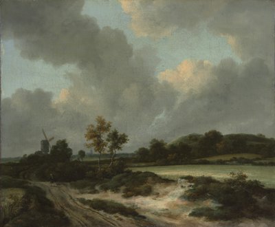 Graanvelden, midden of laat 1660s door Jacob van Ruisdael