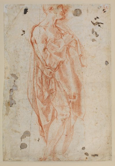 Studie voor Sint Hiëronymus door Jacopo Pontormo