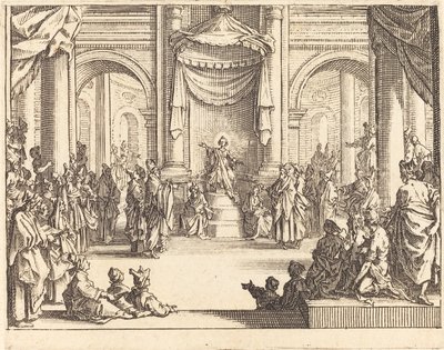 Christus in Gesprek met de Dokters door Jacques Callot