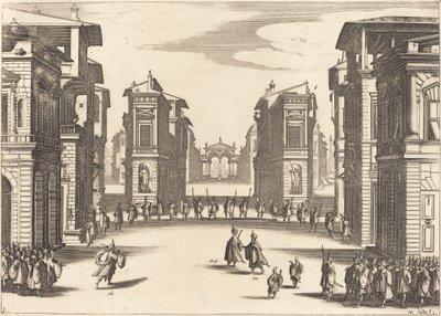 Solimano, Act III door Jacques Callot