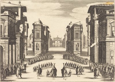 Solimano, Act II door Jacques Callot