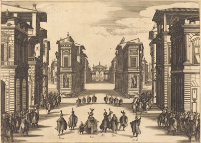 Solimano, Act IV door Jacques Callot