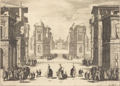 Solimano, Act I door Jacques Callot