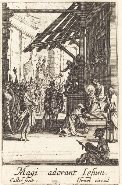 De Aanbidding der Wijzen door Jacques Callot