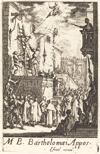 Het martelaarschap van Sint Bartholomeus door Jacques Callot