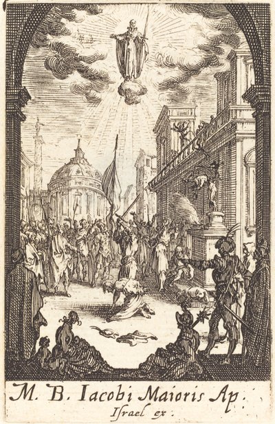 Het martelaarschap van Sint Jacobus de Meerdere door Jacques Callot