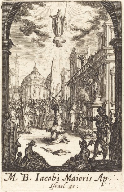 Het martelaarschap van Sint Jacobus de Meerdere door Jacques Callot