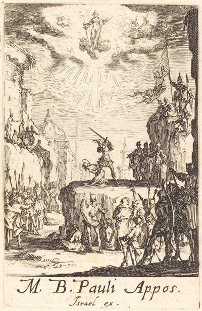 Het martelaarschap van Sint Paulus door Jacques Callot