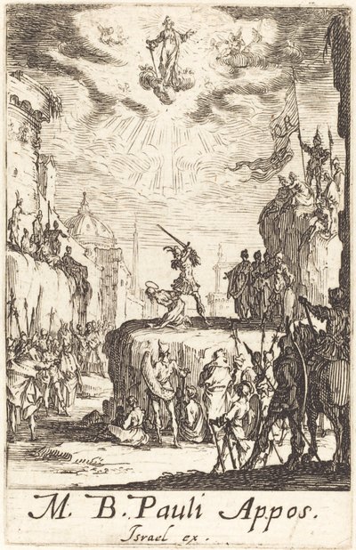 Het martelaarschap van Sint Paulus door Jacques Callot