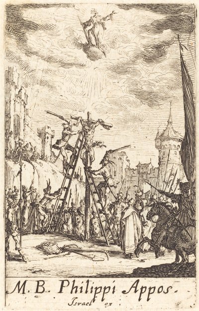 Het Martelaarschap van Sint Philip door Jacques Callot