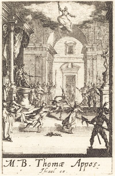 Het Martelaarschap van Sint Thomas door Jacques Callot