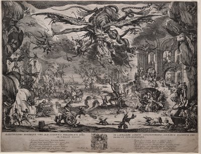 De Verzoeking van Sint Antonius (tweede versie) door Jacques Callot