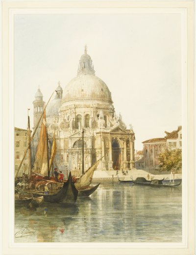 Santa Maria della Salute, Venetië door Jacques Guiaud