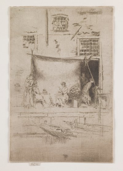 De fruitkraam door James Abbott McNeill Whistler