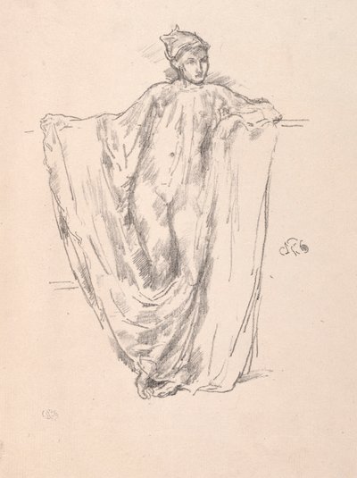 Figurenstudie door James Abbott McNeill Whistler