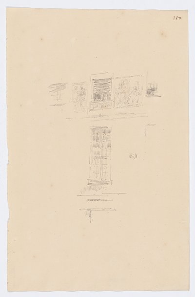 Hotel Colbert, Ramen door James Abbott McNeill Whistler