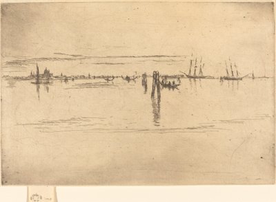 Lange Lagune door James Abbott McNeill Whistler