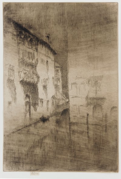 Nocturne: Paleizen, 1879-1880 door James Abbott McNeill Whistler