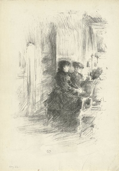 Het Duet door James Abbott McNeill Whistler