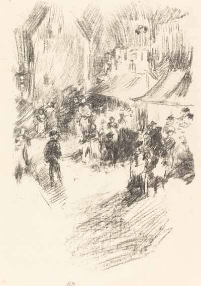 De Kermis, 1895-1896 door James Abbott McNeill Whistler