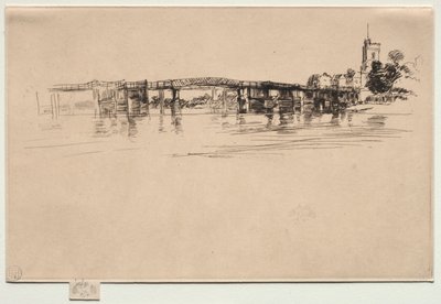 De Kleine Putney, Nr. 1 door James Abbott McNeill Whistler