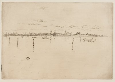 Het Kleine Venetië, 1879-1880 door James Abbott McNeill Whistler