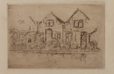 De kleine wagenmaker, 1884 door James Abbott McNeill Whistler