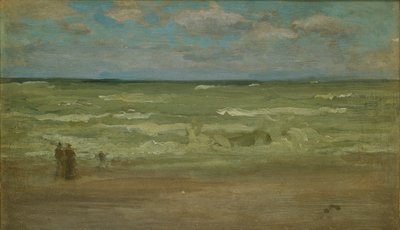 De kust, Pourville, 1899 door James Abbott McNeill Whistler