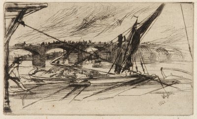 Vauxhall Brug door James Abbott McNeill Whistler