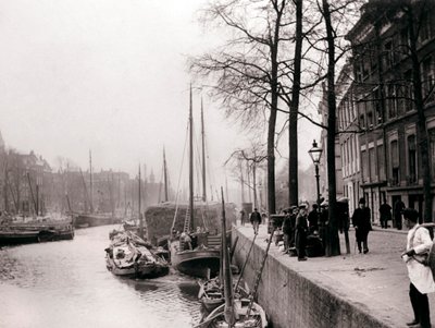 Kanalboten, Rotterdam, 1898 door James Batkin