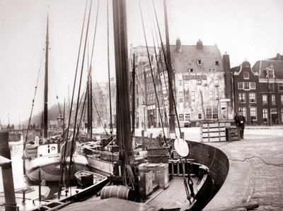 Kanalboten, Rotterdam, 1898 door James Batkin