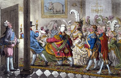 De Bruidsnacht door James Gillray