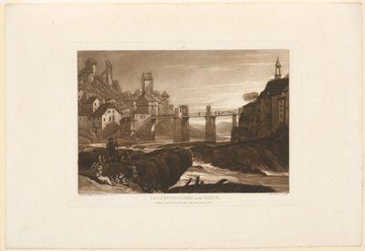 Lauffenbourg aan de Rijn door James Mallord William Turner