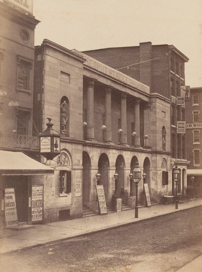 Chesnut Street Theatre, Philadelphia door James McClees