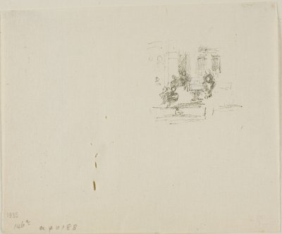 Een interieur door James Abbott McNeill Whistler