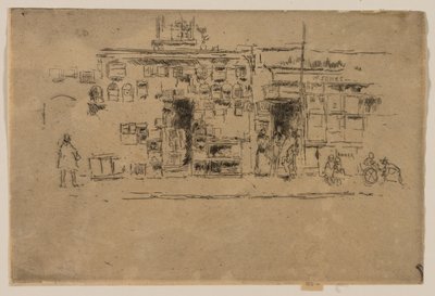 Vogelkooien, Chelsea door James Abbott McNeill Whistler