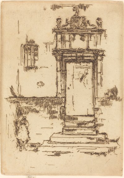 Kapeldeur, Montresor door James Abbott McNeill Whistler