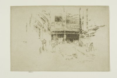 Kledingruil, Houndsditch, Nr. 1 door James Abbott McNeill Whistler