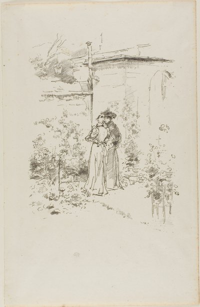 Vertrouwelijkheden in de Tuin door James Abbott McNeill Whistler