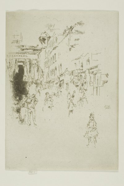 Cutler Street, Hounsditch door James Abbott McNeill Whistler