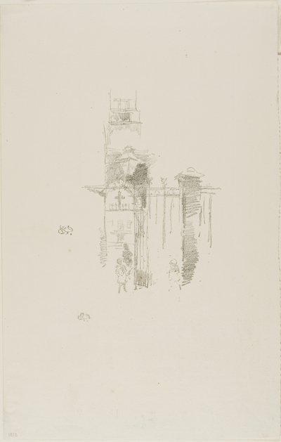 Ingangspoort door James Abbott McNeill Whistler