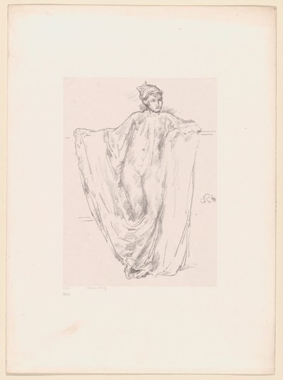 Figurenstudie door James Abbott McNeill Whistler