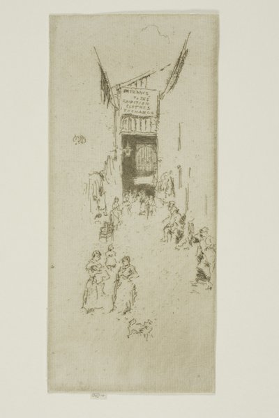 Fleur-de-lys Passage door James Abbott McNeill Whistler