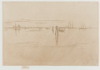 Lange Lagune door James Abbott McNeill Whistler