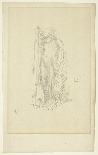 Model Draperen door James Abbott McNeill Whistler