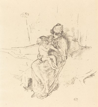 Moeder en Kind, Nr. 1 door James Abbott McNeill Whistler